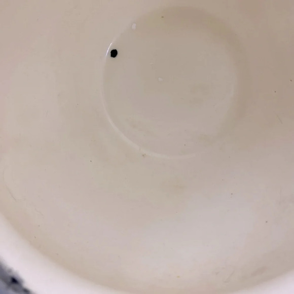 Vintage 1978 Ceramic  Pottery Grey Black Red Glaze Bowl Planter Vase - Picture 9 of 14